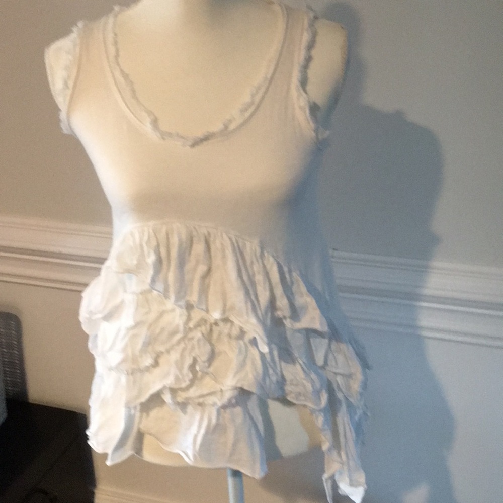 Anthropologie White top